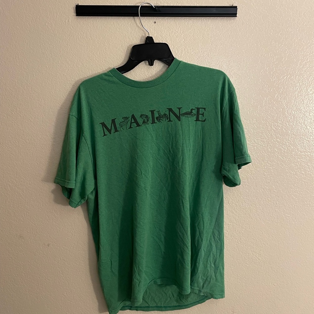 Green Maine Graphic T-Shirt